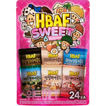 HBAF Almond Sweet Mini Pack variety box front view showing Korean dessert flavors