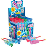 Chupa Chups Melody Pops 30 count box front view featuring assorted whistle lollipops.