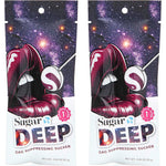 Sugar Splash Deep Gag Suppressing Sucker packaging front view showing the purple raspberry flavor.
