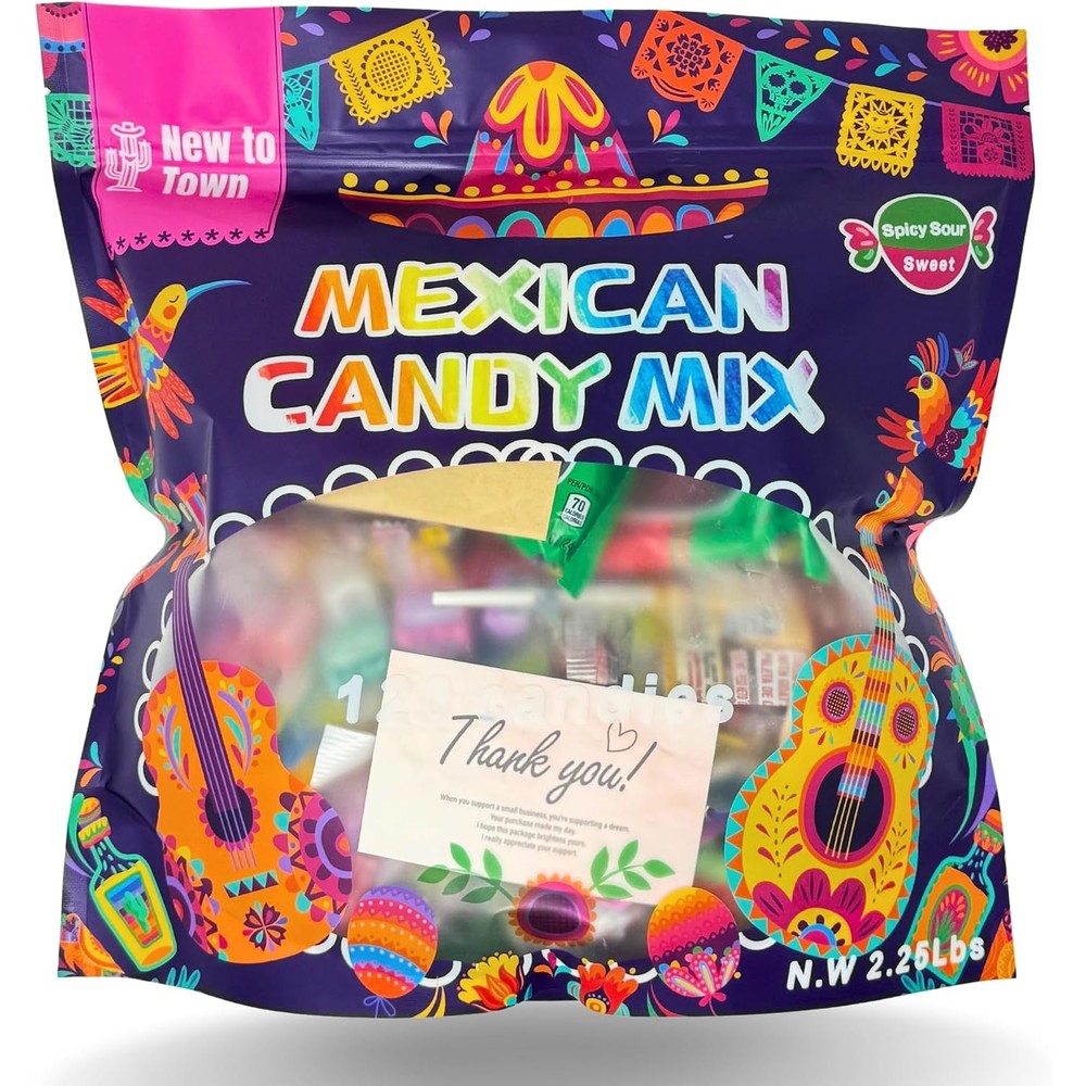 New To Town Mexican candy variety pack front view