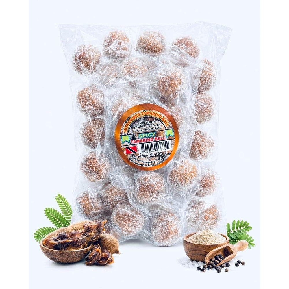 Generic Trinidad sweet and spicy tamarind candy balls package front view