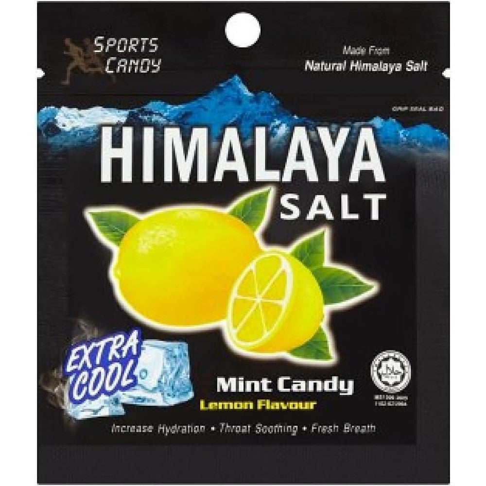 Big Foot Himalaya Salt Lemon Candy Pack of 12 front view packaging