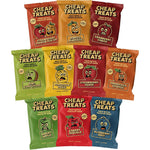 Cheap Treats Sour Bites Mixed Variety Pack front view of the commercial packaging.