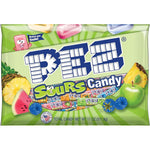 PEZ Candy Sour Refill Rolls bulk variety bag front view showing assorted flavors.