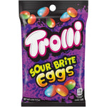 Trolli Sour Brite Eggs assorted gummy candy front view pack of imported American sour sweets