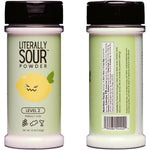 Padiano's Kitchen Literally Sour Powder Level 2 front view of the 5 ounce shaker bottle.