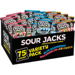 Sour Jacks Sour Gummy Candy Variety Pack front view of the packaging box