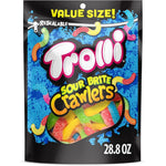 Trolli Sour Brite Crawlers sour gummy worms front view
