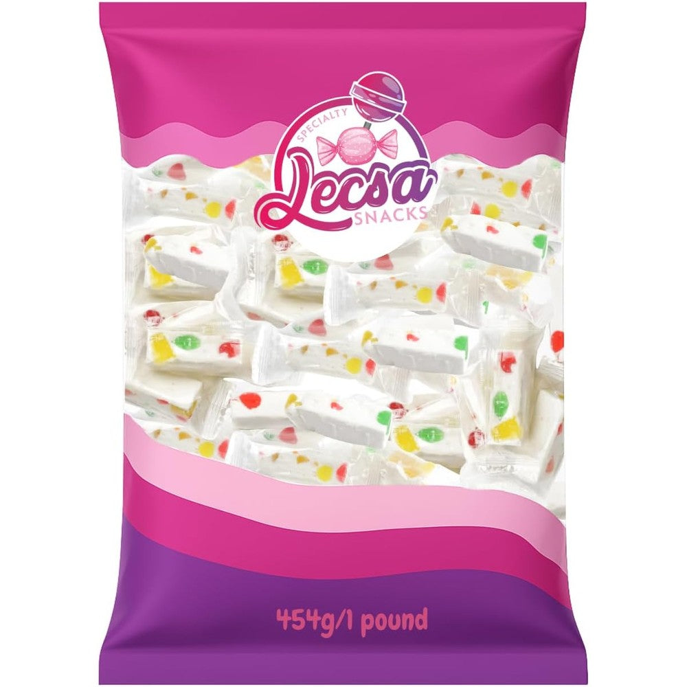 Lecsa Specialty Snacks Fruity Jujube Nougat candy bulk bag front view