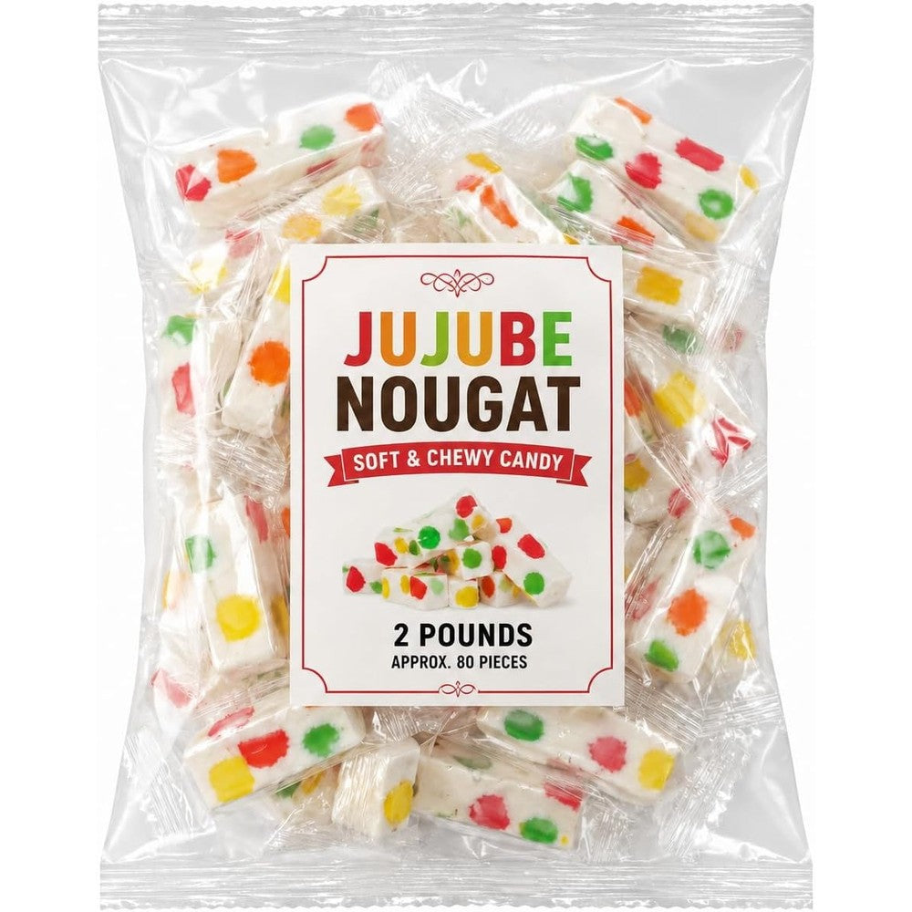 Zenya Tea Shop Jujube Fruit Nougat Candy bulk bag front view authentic USA imported sweets