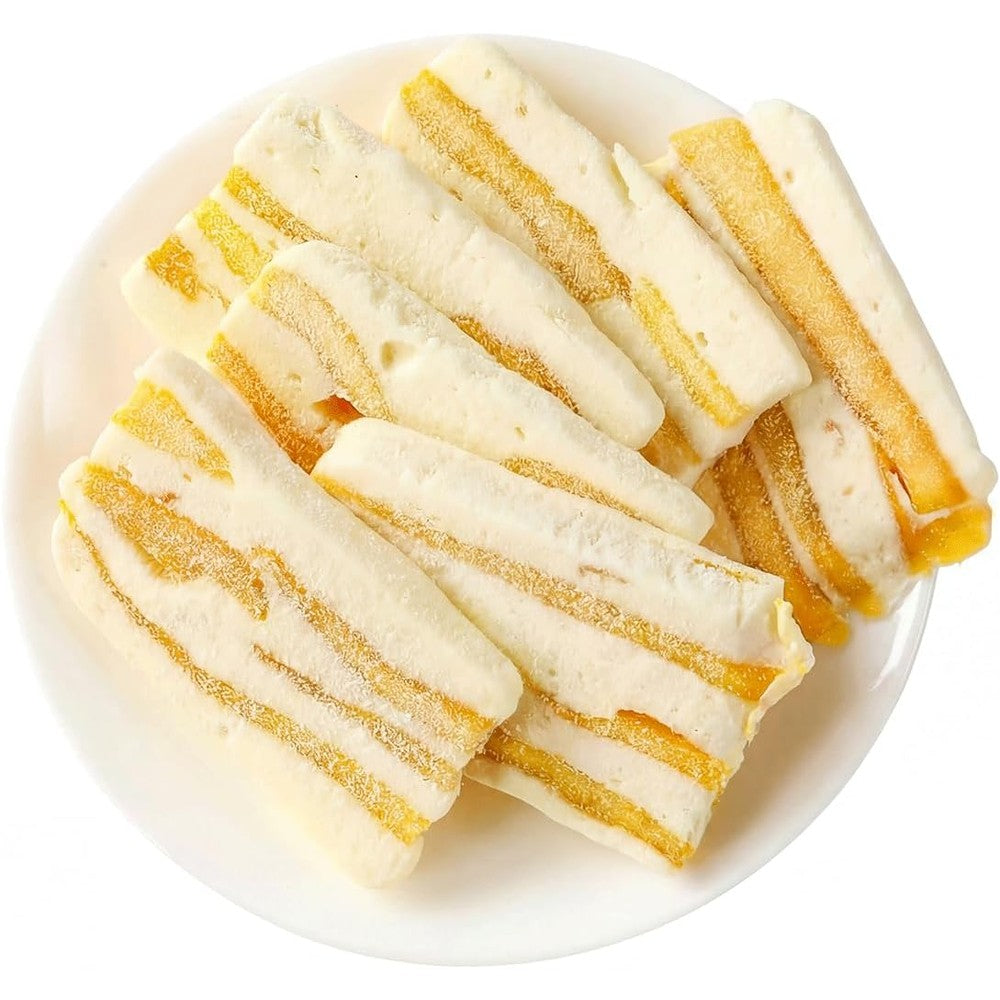 GELUBOO Mango Soft Nougat Slices front view showcasing the packaging design.