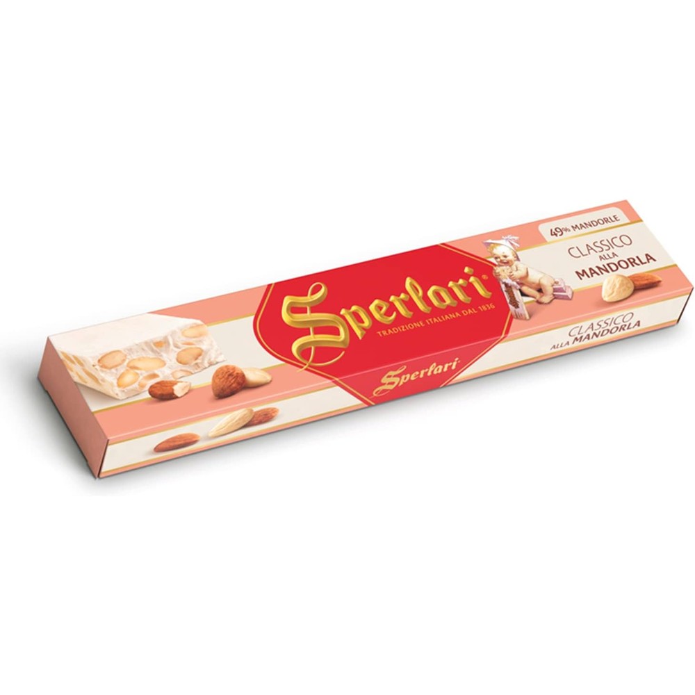 Sperlari Torrone Traditional Italian Candy front view packaging box.