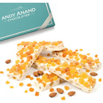 Andy Anand Chocolatier soft exotic fruit nougat brittle premium front packaging view