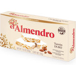 El Almendro Turron Duro Crunchy Almond Nougat Candy Traditional Spanish Brittle Festive Dessert Gluten Free One Box 7 Ounce