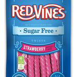 Red Vines Sugar Free Strawberry Licorice Soft And Chewy Candy Twists Five Ounce Bags Twelve Pack