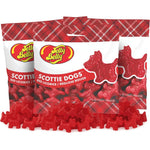 Jelly Belly Red Licorice Scottie Dogs three pack front view imported chewy candy
