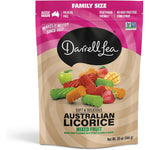 Darrell Lea Soft Australian Licorice Mixed Fruit twenty ounce front packaging view