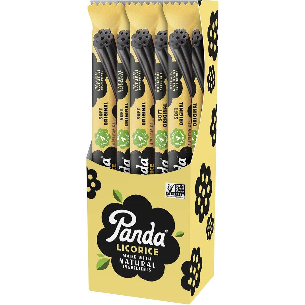Panda Natural Soft Original Black Licorice front display pack view