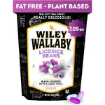 Wiley Wallaby Classic Black Gourmet Licorice Beans front package view