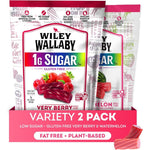 Wiley Wallaby low sugar gluten free licorice 2-pack front view