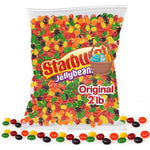 Starburst Original Jelly Beans two pound bag front view showing assorted colors