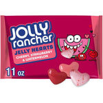 Jolly Rancher Assorted Fruit Flavored Jelly Hearts front view candy bag