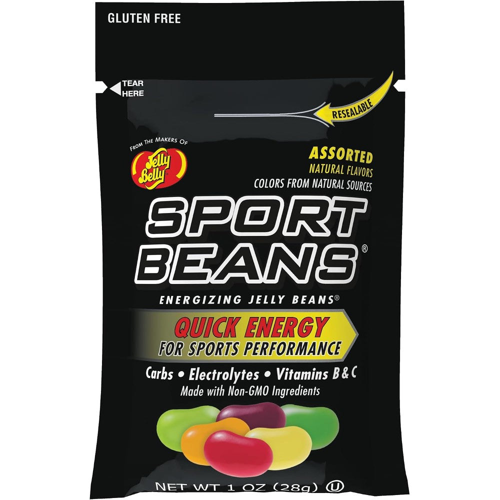 Jelly Belly Sport Beans Energizing Jelly Beans Assorted Flavors 24 Pack 24 Ounces Total