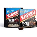 Kopiko Focus Coffee Candy 6 pack front view packaging