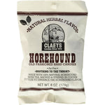 Claeys Old Fashioned Hard Candy, Natural Horehound Herbal Flavor, 6 Ounce Bag, Authentic USA Imported Throat Soothing Treat