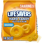 Life Savers Butter Rum Hard Candy sharing size pack of four