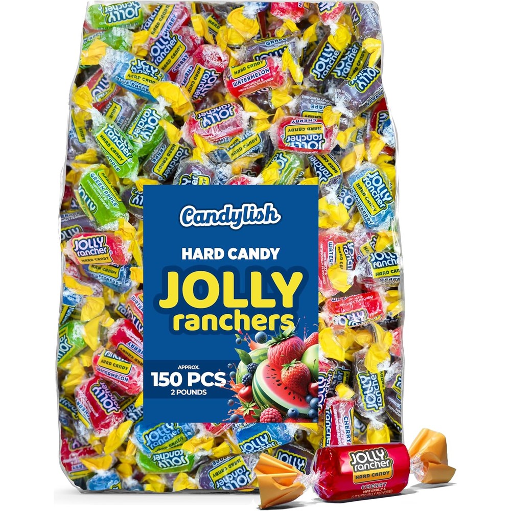 Candylish Jolly Ranchers hard candy assorted bulk bag front view