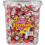 Ferrara Wonka Atomic Fireball Candy Cinnamon Flavor Individually Wrapped 240 Count Pack