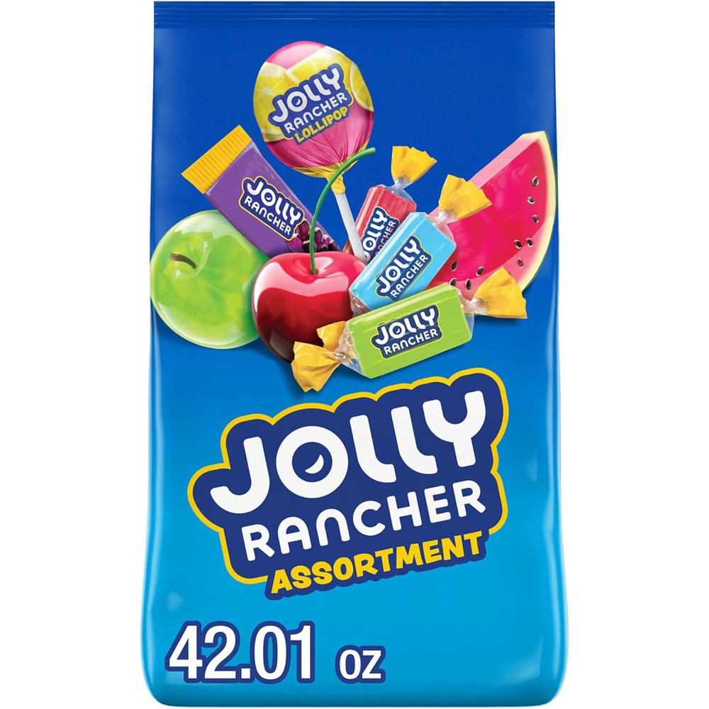 Jolly Rancher Assorted Fruit Flavored Candy Bulk Bag front view