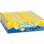 Lemonhead Hard Lemon Candy 0.8 Ounce Boxes Pack Of 24 Authentic USA Imported Treats