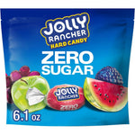 Jolly Rancher Zero Sugar Assorted Fruit Flavored Hard Candy Bag 6.1 Ounce 172 Gram