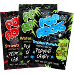 The Hampton Candy Company Pop Rocks Candy Three Pack front view showing variety flavors