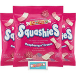 Smarties Squashies Foam Marshmallows front view of the packaging.