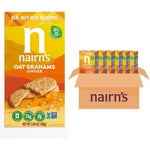 Nairn's Gluten Free Stem Ginger Oat Grahams Wholesome Healthy Celiac Safe Biscuit Snacks 5.64 Ounce Pack Of 6