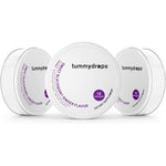 Tummydrops Organic Sweet Blackberry Ginger Digestive Lozenges for Queasy Stomachs Three Tin Pack