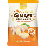 Prince of Peace Ginger Hard Candy one kilogram bag front view showing imported authentic packaging.