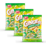 Chun Guang Ginger Coconut Candy Tropical Fusion Hard Candy Pack Of 3 Bags 5.6 Ounce Each