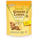 Prince of Peace Lemon Ginger Chews four ounce front packaging view for natural nausea relief