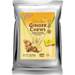 Prince of Peace Ginger Chews with Lemon front view family size bag for natural digestion