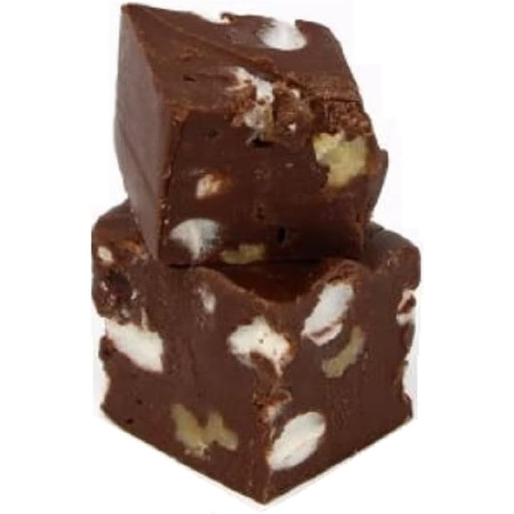Nuts To You Smooth Rocky Road Fudge front view of premium artisan chocolate candy package
