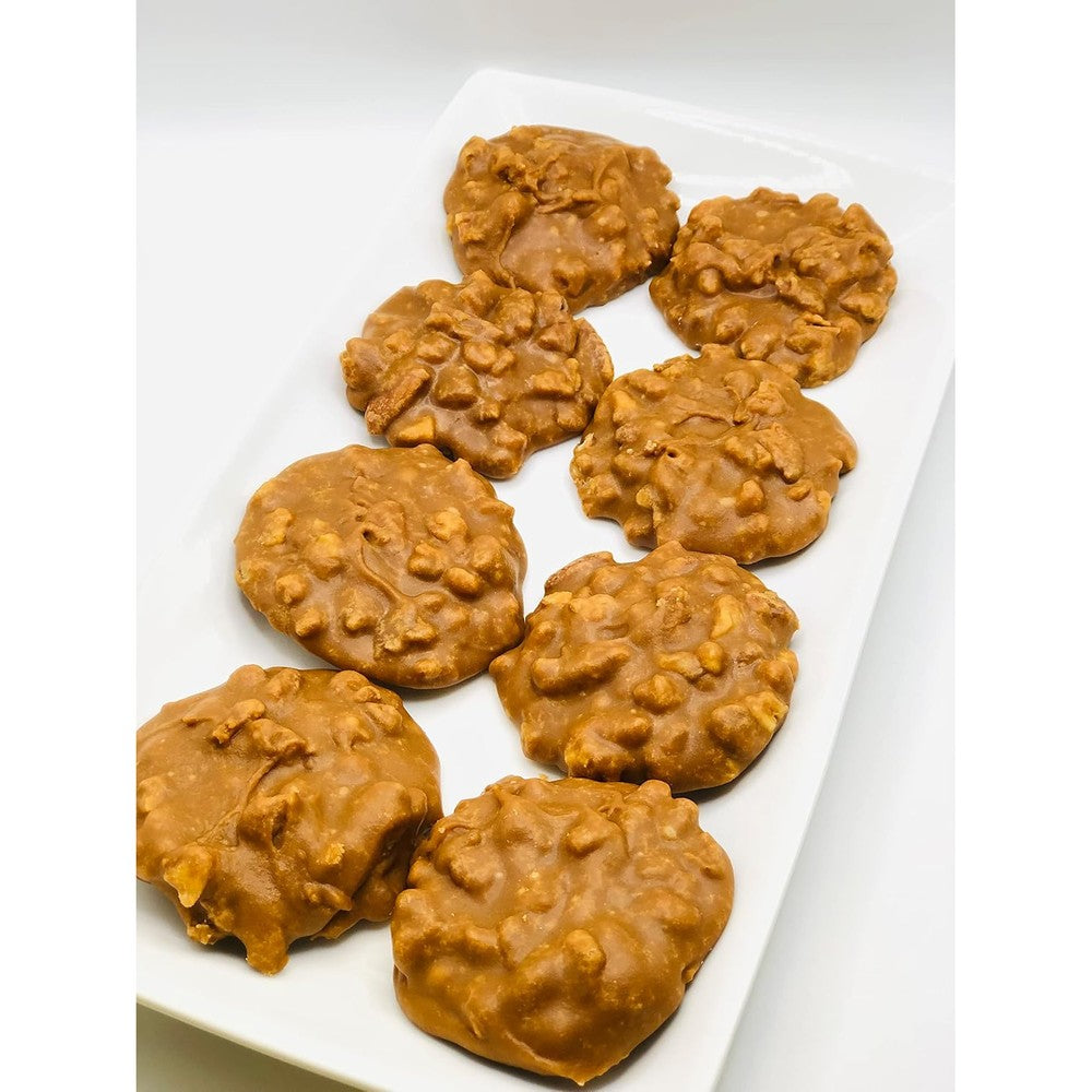 Sweet Julep's Authentic Original Charleston Pralines box front view showing creamy Southern pecan candy.