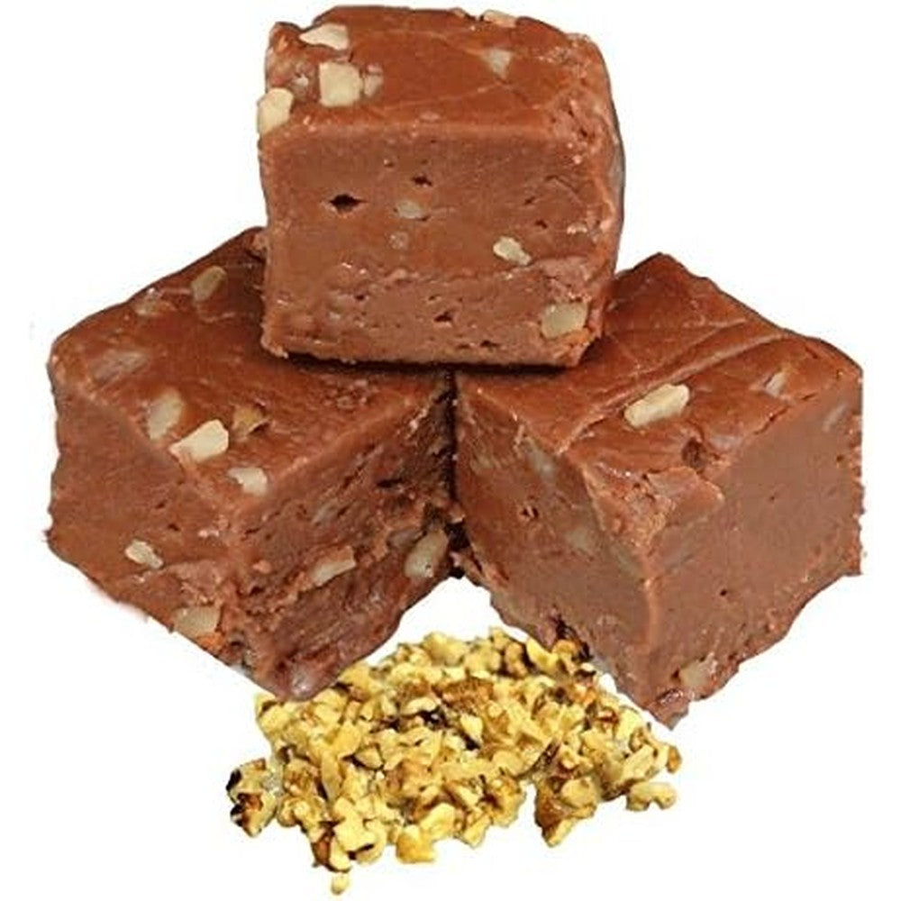 Fedele's Hand Dipped Chocolates Chocolate Walnut Fudge Made With Fresh Cream And Butter Imported Confectionery Sixteen Ounce