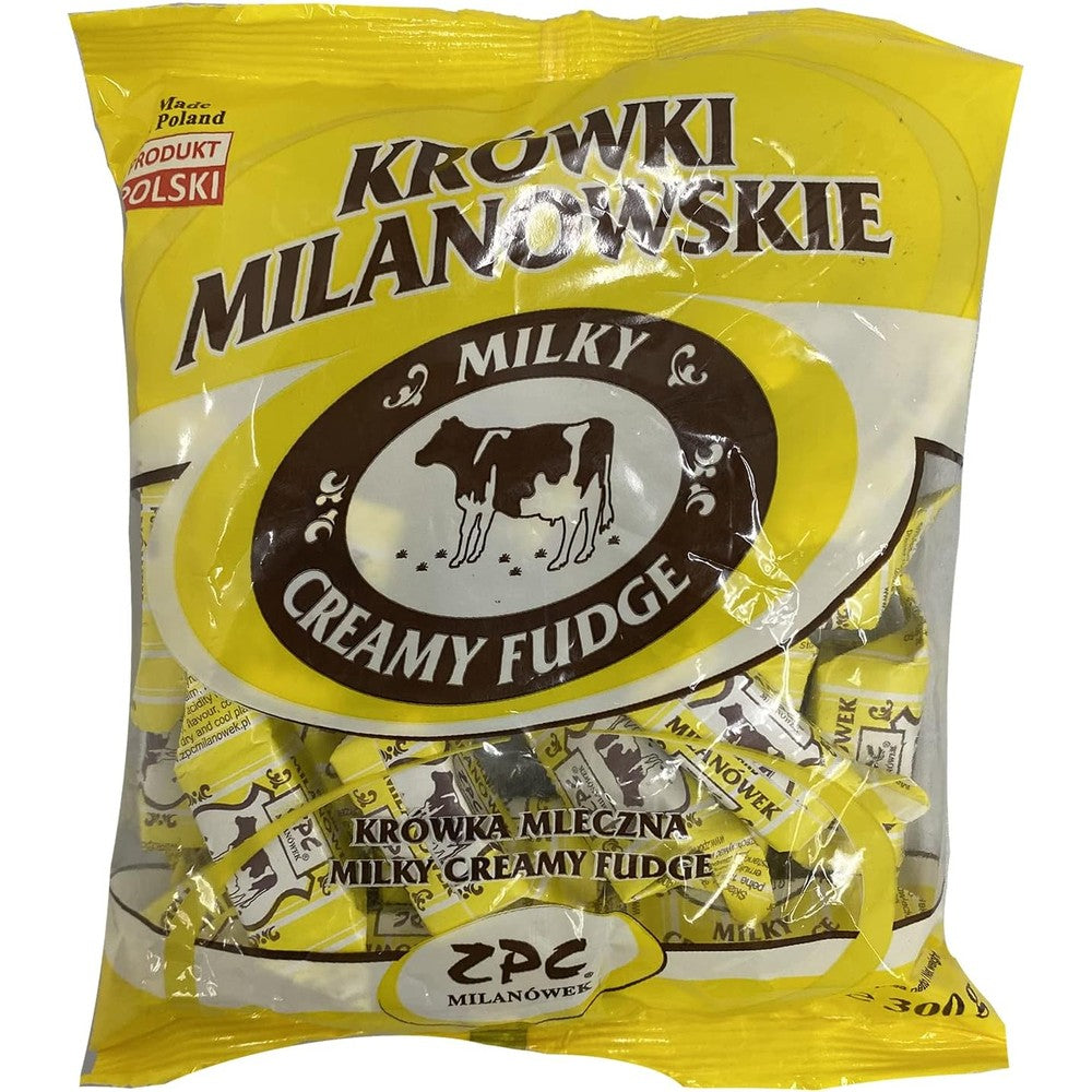 Krowki Milanowskie Milky Cream Fudge Traditional Polish Candy Three Hundred Grams Pack Of Three