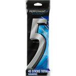 Five Gum Peppermint Cobalt Sugar Free Chewing Gum Invigorating Minty Flavor Fifteen Stick Pack Pack of Three Imported From United States