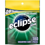 Eclipse Spearmint Sugar Free Chewing Gum In Resealable Bulk Bag For Office And Travel 180 Count 8.8 Ounce
