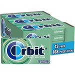 Orbit Sweet Mint Sugar Free Individually Wrapped Chewing Gum Bulk Box Twelve Packs Of Fourteen Pieces One Hundred Sixty Eight Count